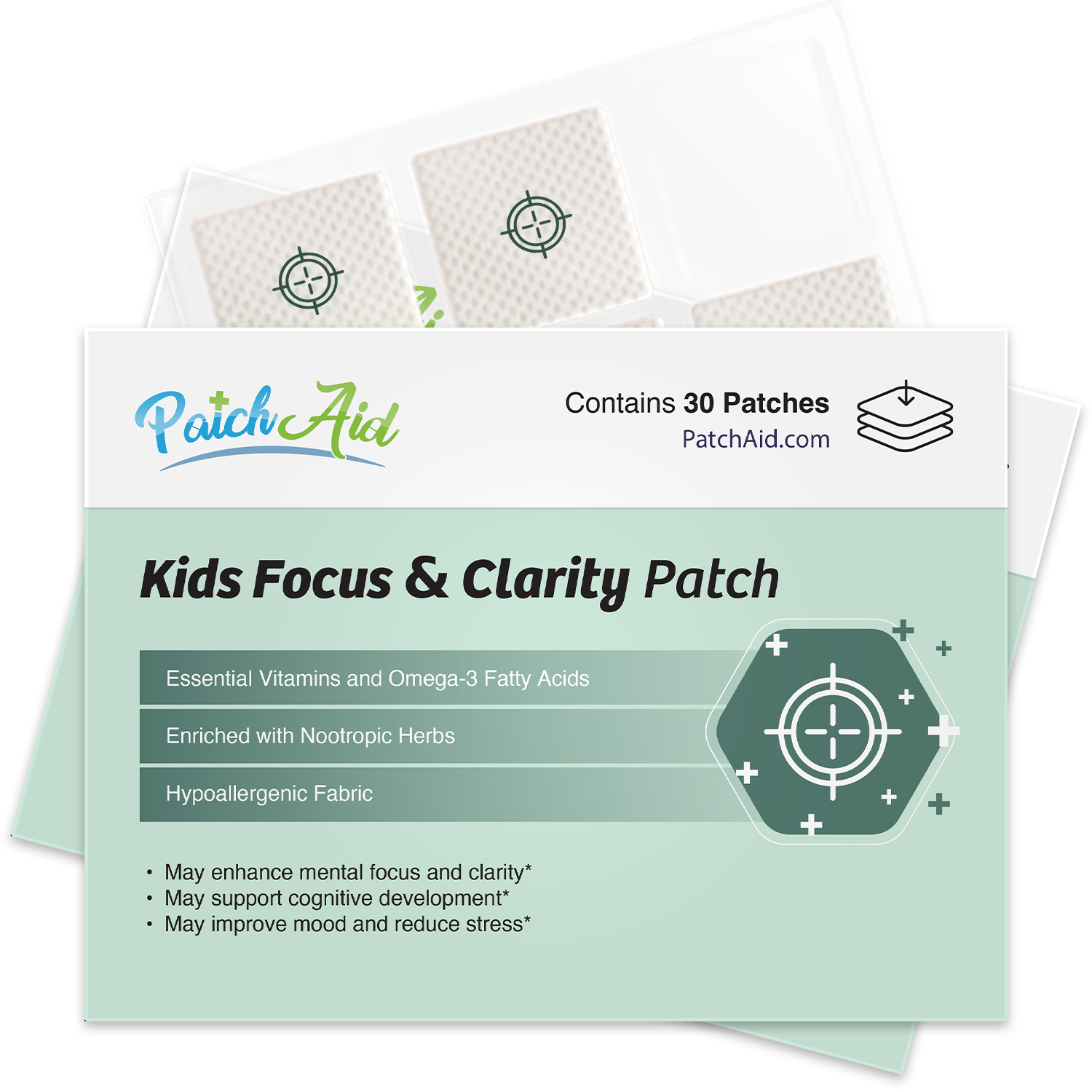 Kids Focus & Clarity Patch – Daily Cognitive Booster