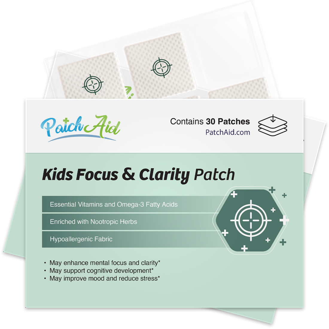 Kids Focus & Clarity Patch – Daily Cognitive Booster