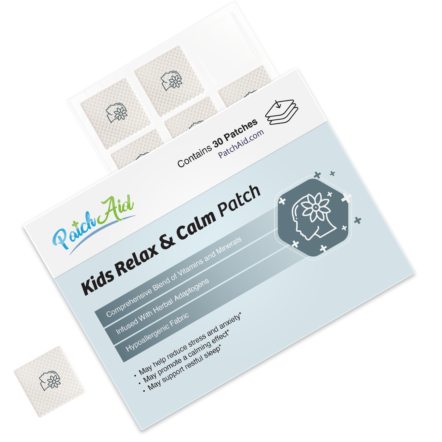 Kids Relax & Calm Patch - Natural Stress Relief & Relaxation