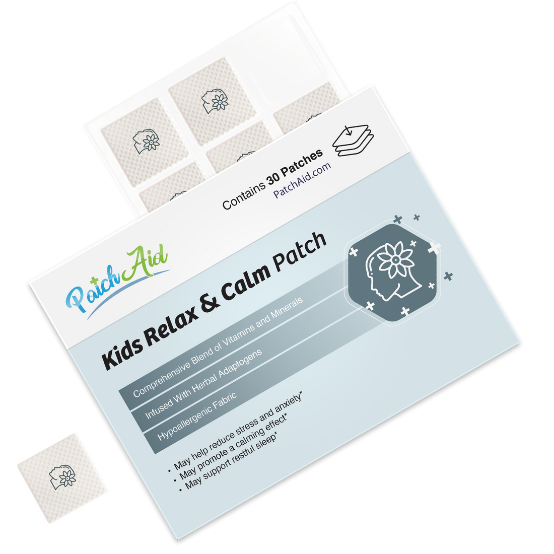 Kids Relax & Calm Patch - Natural Stress Relief & Relaxation