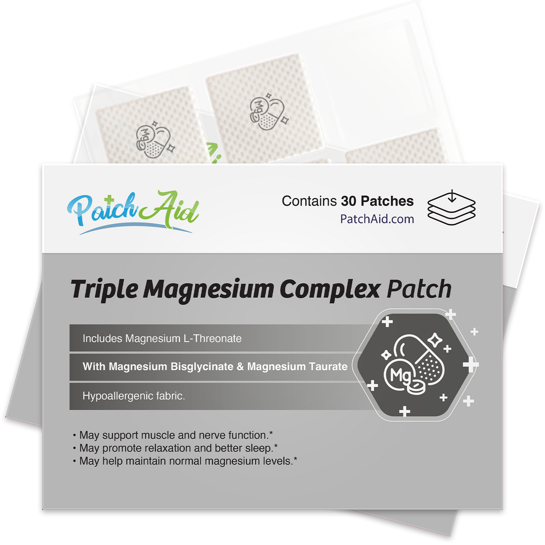 Triple Magnesium Complex Patch - Relaxation & Muscle Support