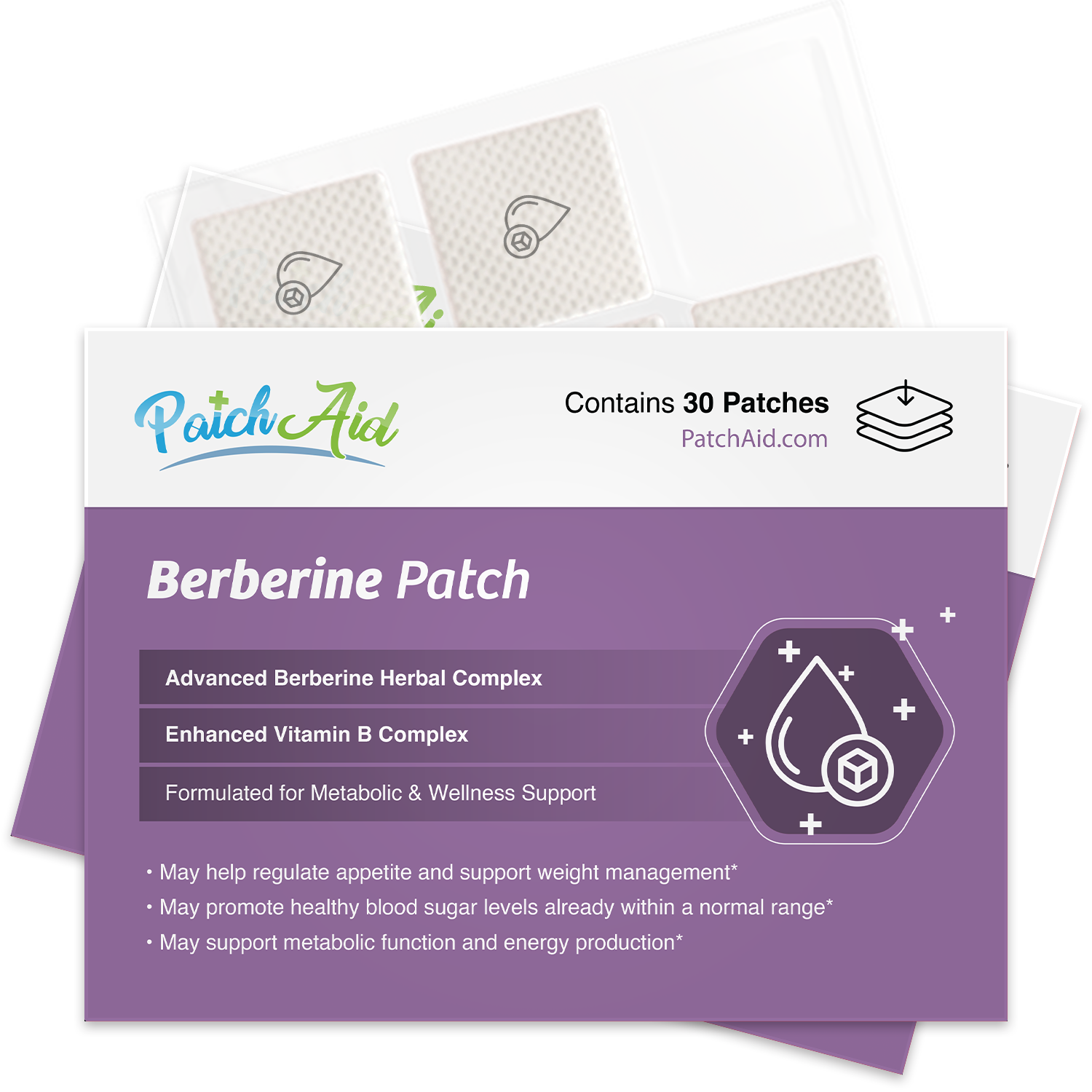 Berberine Patch – GLP-1 Support & Appetite Control