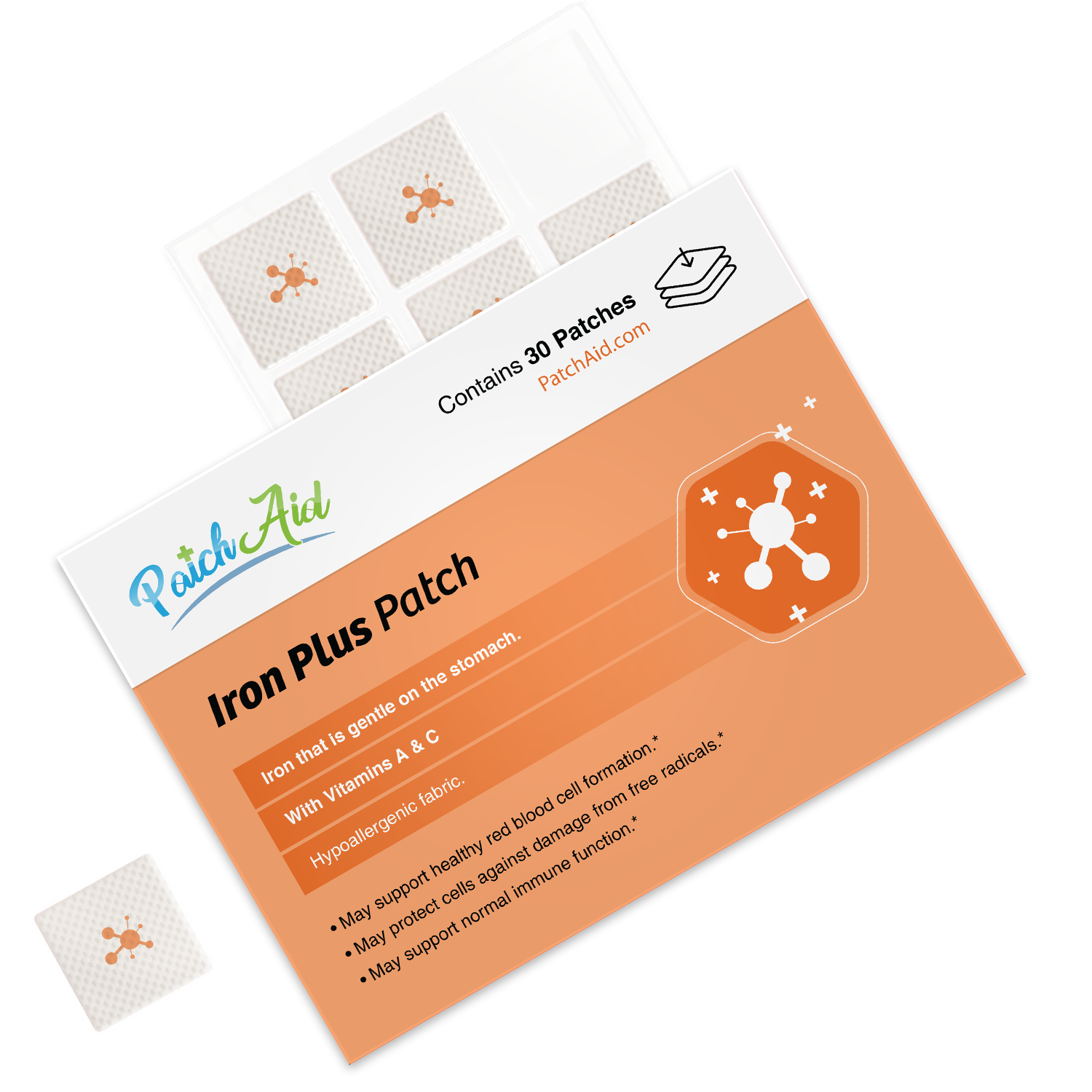 Iron Plus Vitamin Patch - Gentle Iron & Absorption Support