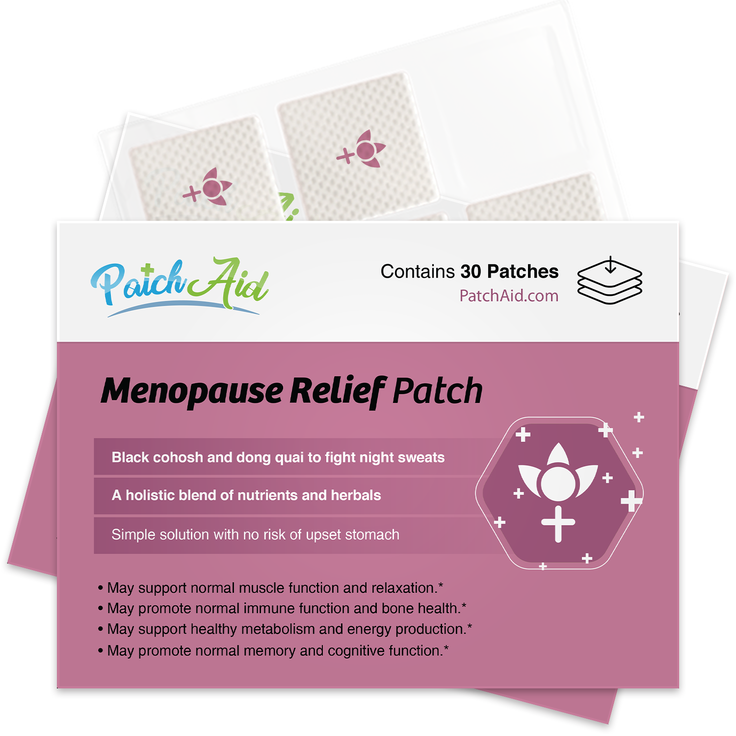 Menopause Relief Patch - Natural Symptom Relief & Support