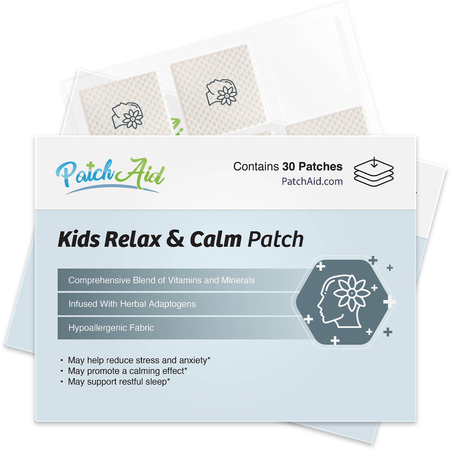 Kids Relax & Calm Patch - Natural Stress Relief & Relaxation
