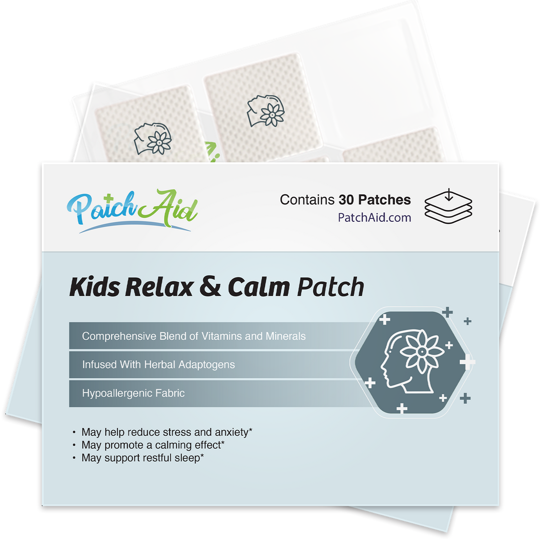 Kids Relax & Calm Patch - Natural Stress Relief & Relaxation