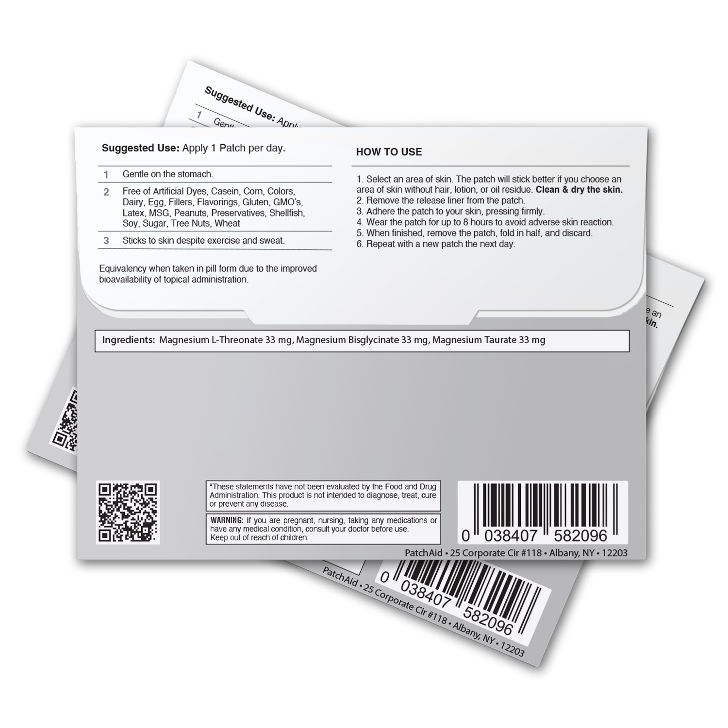 Triple Magnesium Complex Patch - Relaxation & Muscle Support