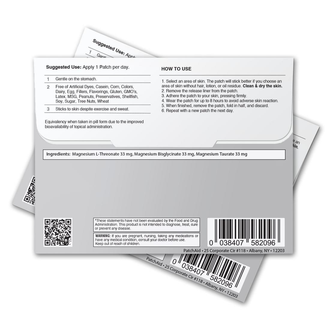 Triple Magnesium Complex Patch - Relaxation & Muscle Support
