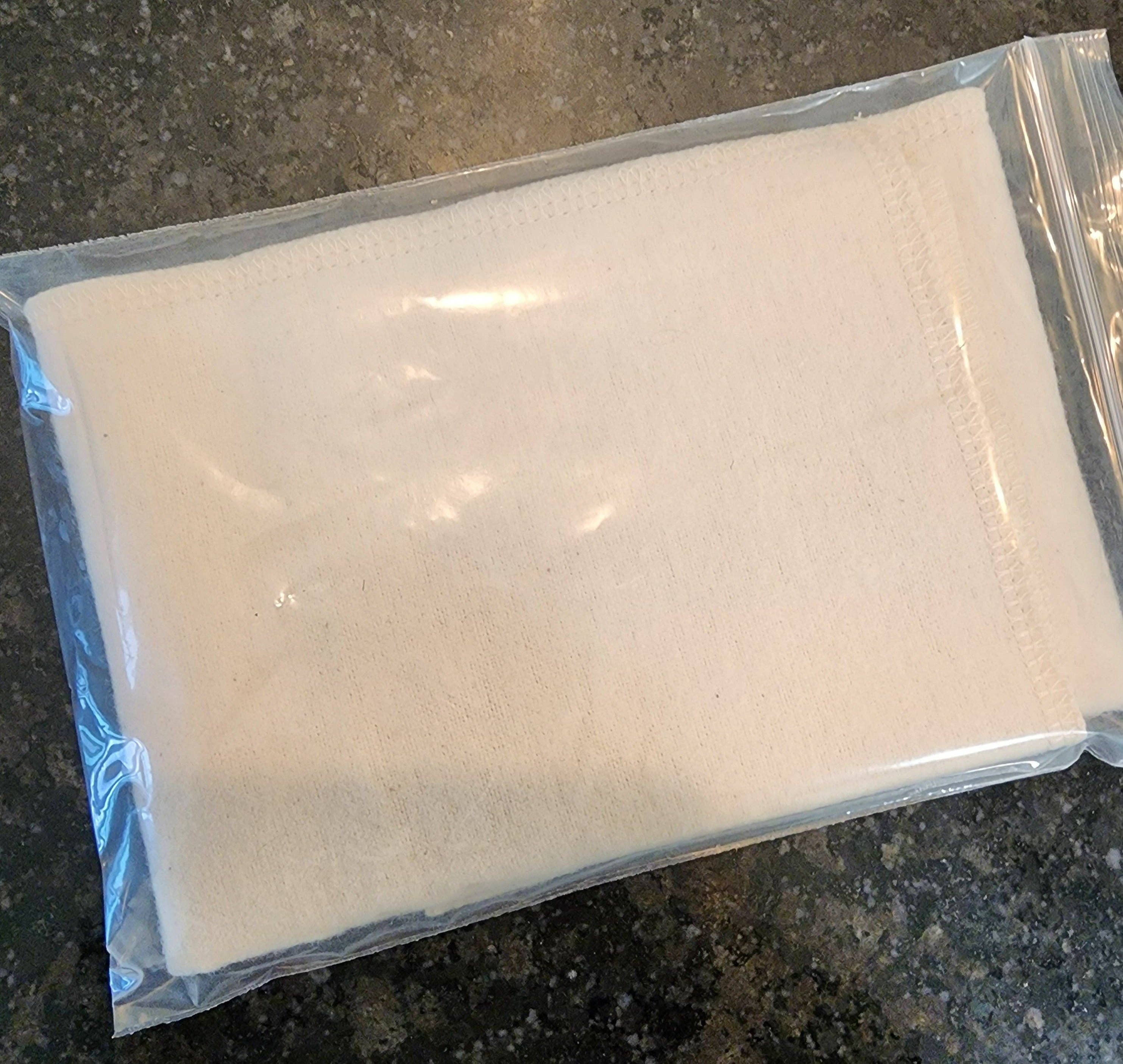 Cotton Flannel (Organic Unbleached) for Castor Oil Pack Compress