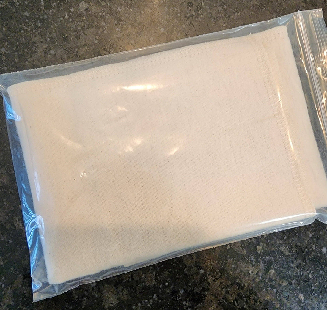 Cotton Flannel (Organic Unbleached) for Castor Oil Pack Compress