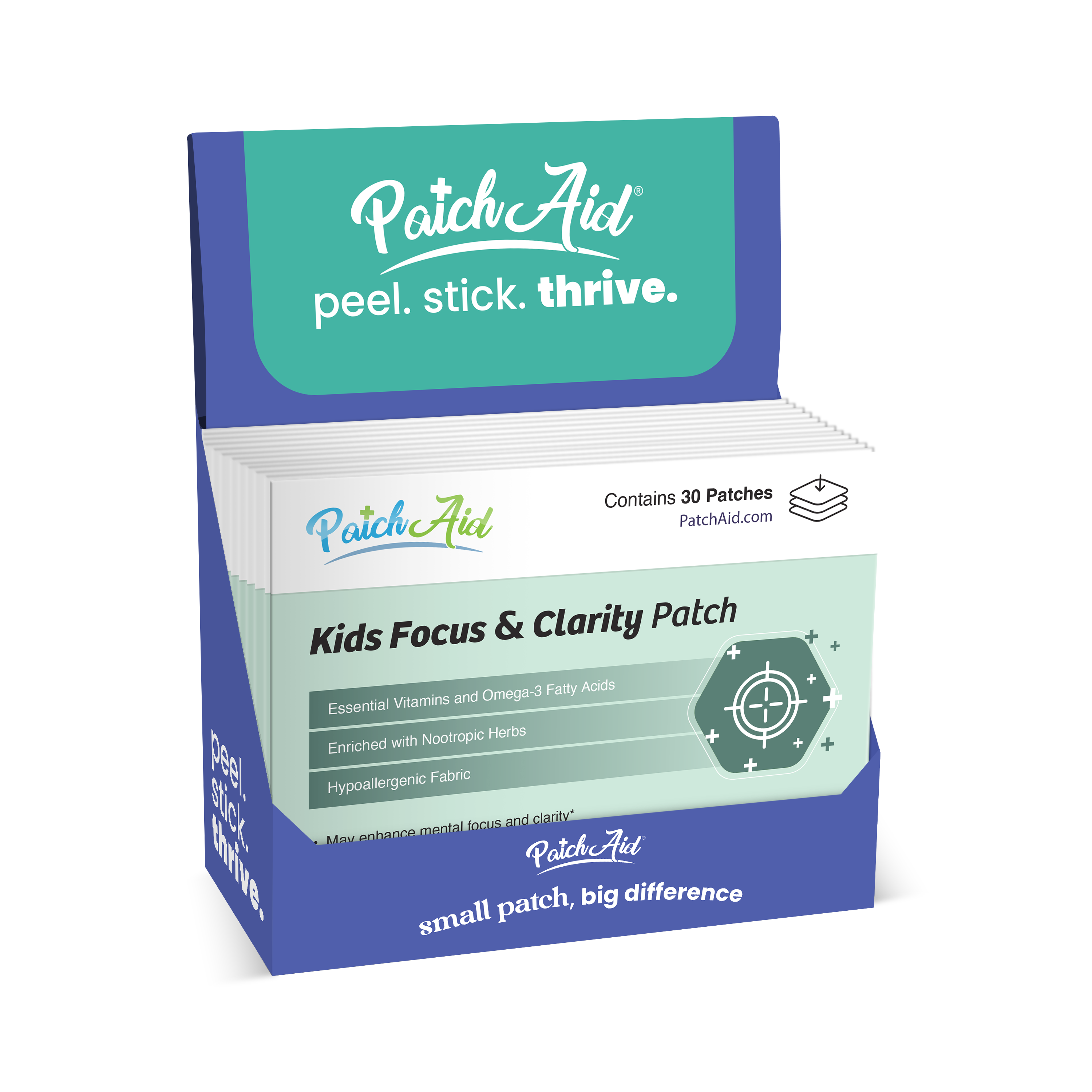 Kids Focus & Clarity Patch – Daily Cognitive Booster