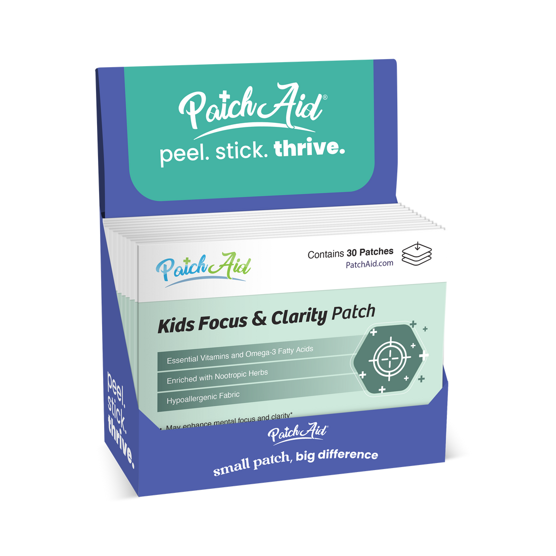 Kids Focus & Clarity Patch – Daily Cognitive Booster