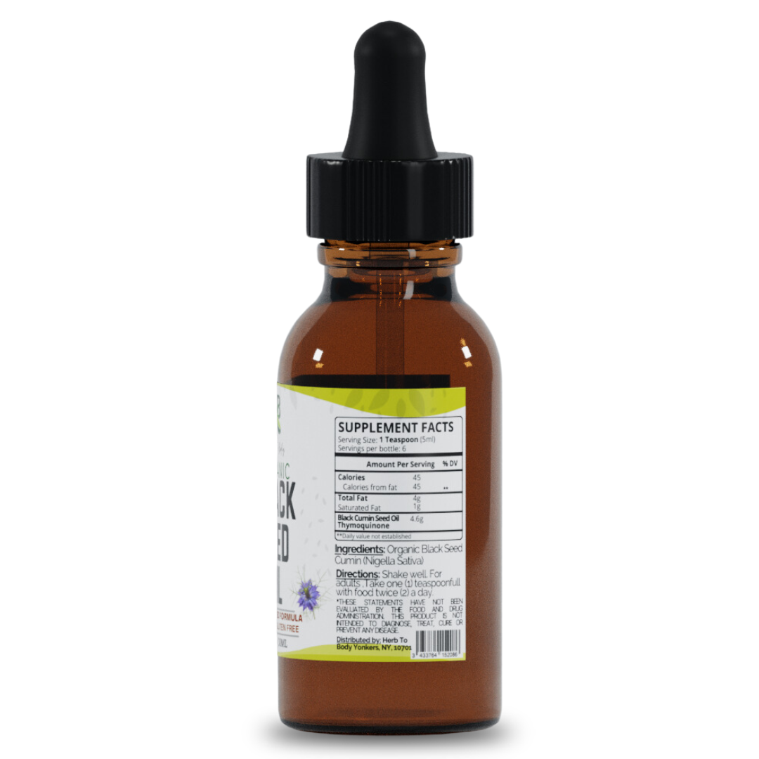 Organic Black Seed Oil (Cold-Pressed)