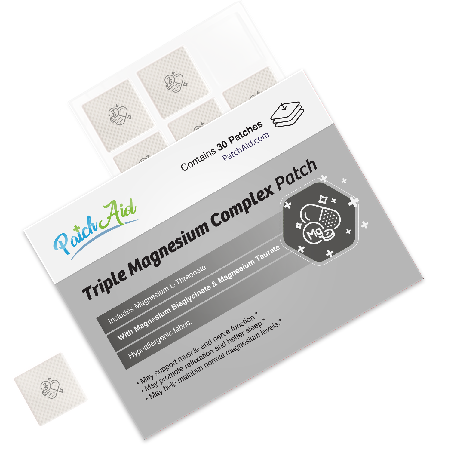 Triple Magnesium Complex Patch - Relaxation & Muscle Support