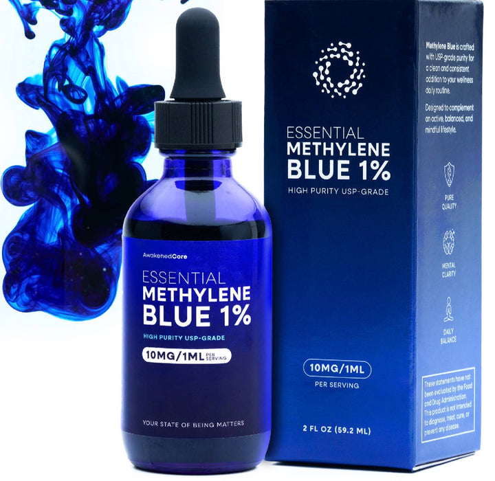 Methylene Blue - USP Grade & Lab Tested - Liquid Drops