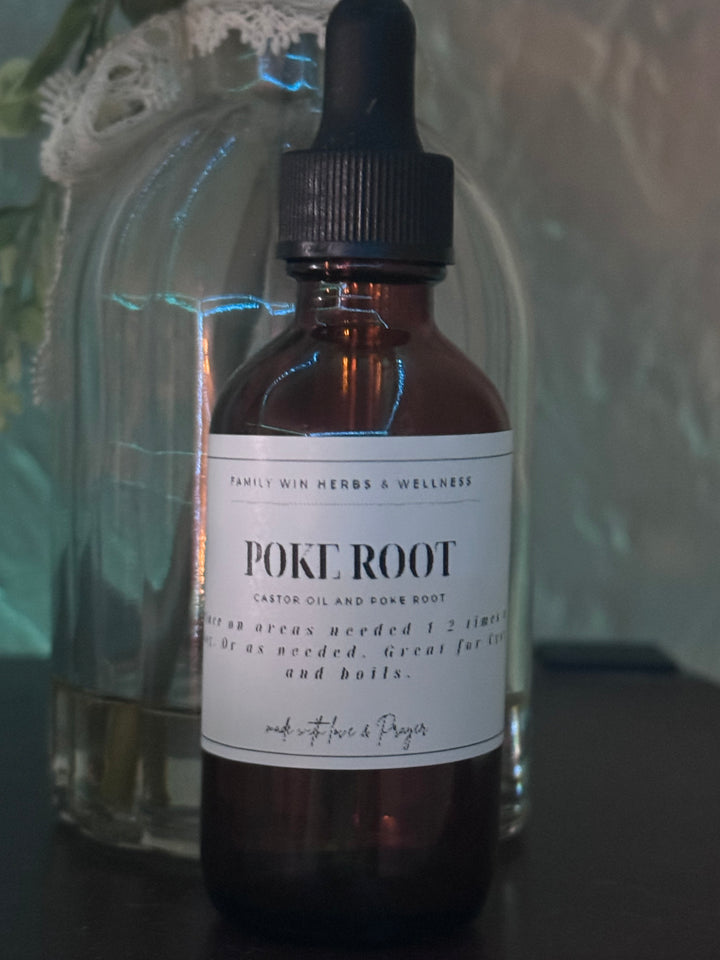 Poke root oil