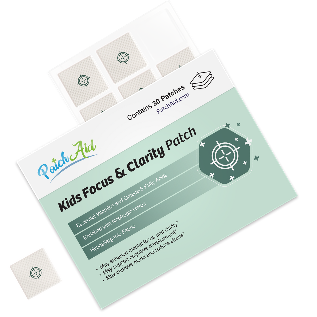 Kids Focus & Clarity Patch – Daily Cognitive Booster