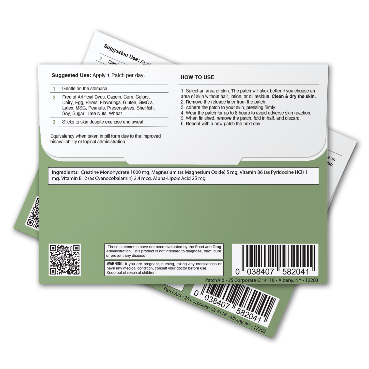 Creatine Monohydrate Patch - Muscle Strength & Recovery