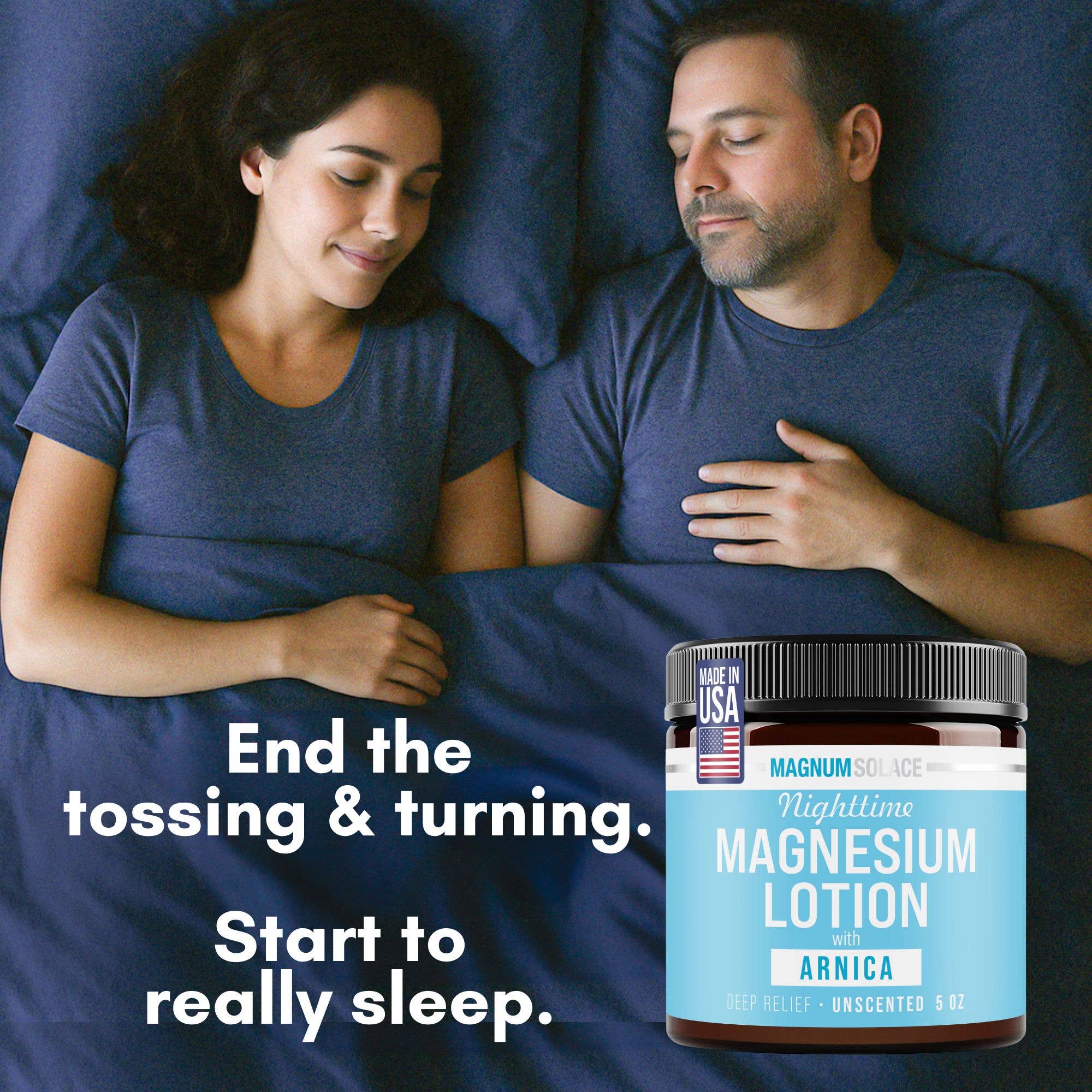 Nighttime Magnesium Lotion with Arnica Chamomile