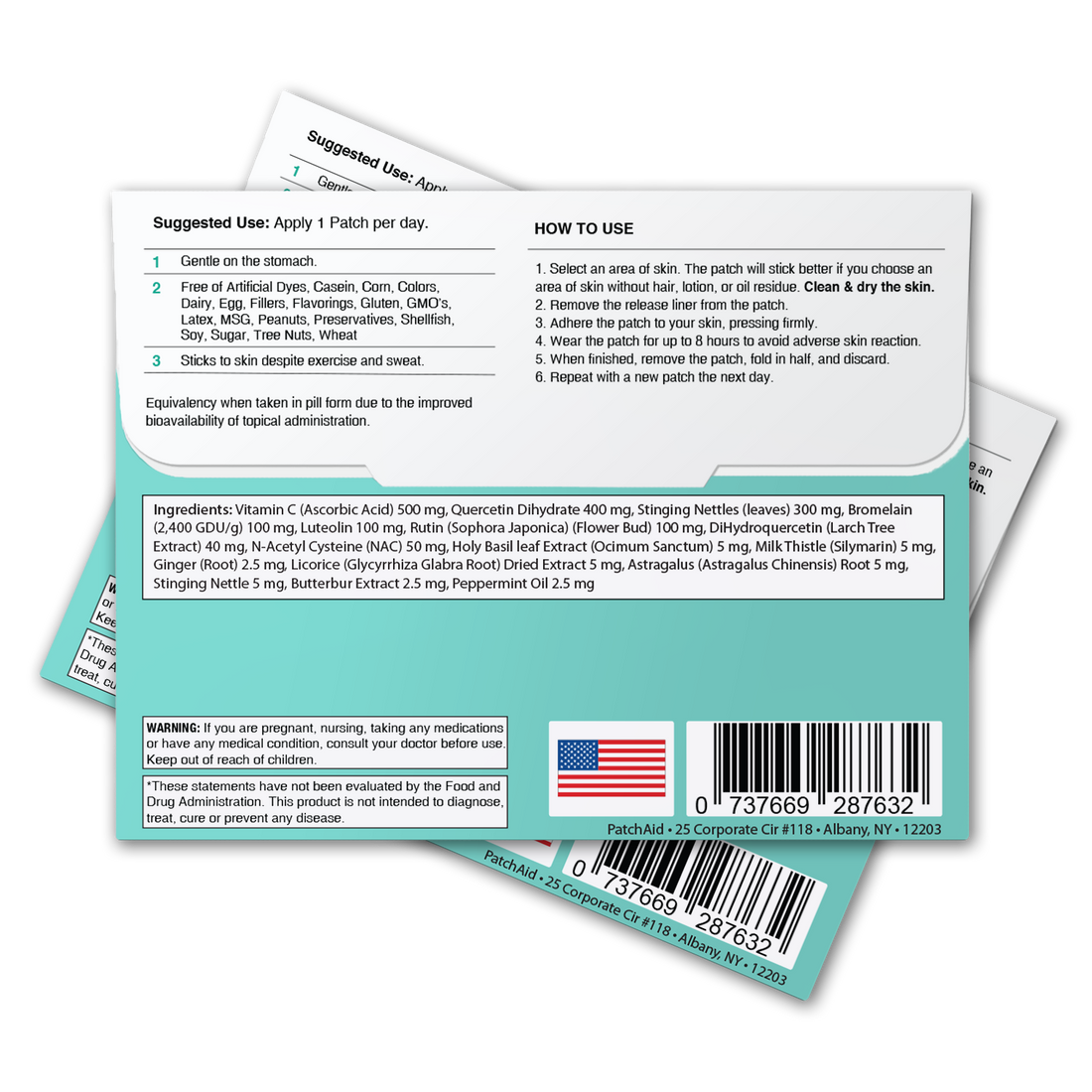Allergy Plus Vitamin Patch - Natural Allergy Relief