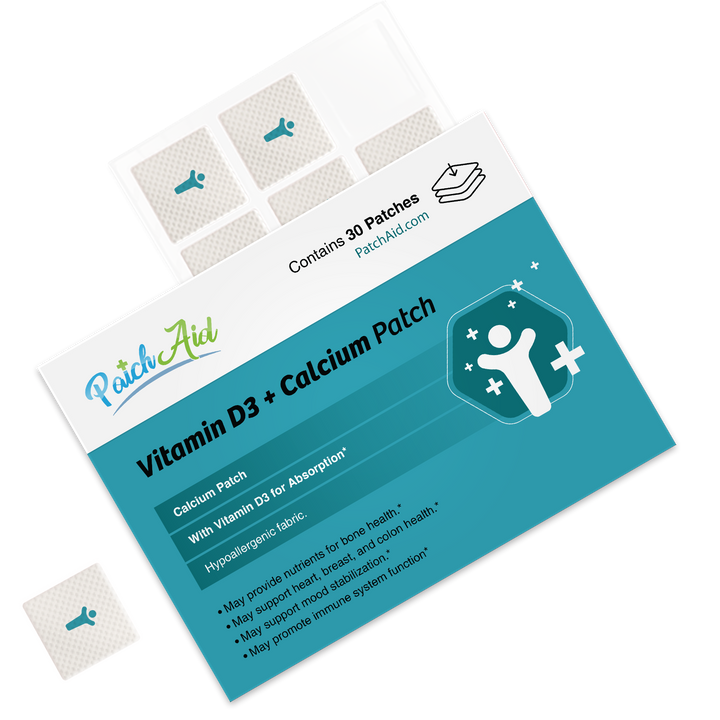 Vitamin D3/Calcium Patch - Bone, Muscle, & Immune Support