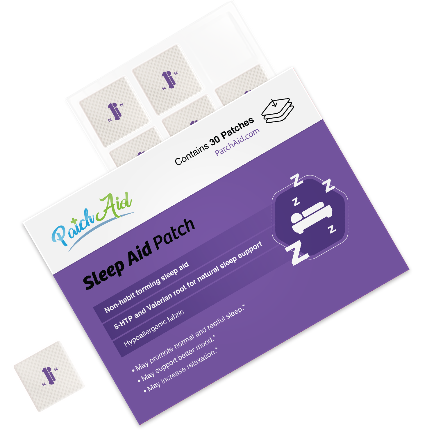 Sleep Aid Topical Vitamin Patch - Natural Sleep Support