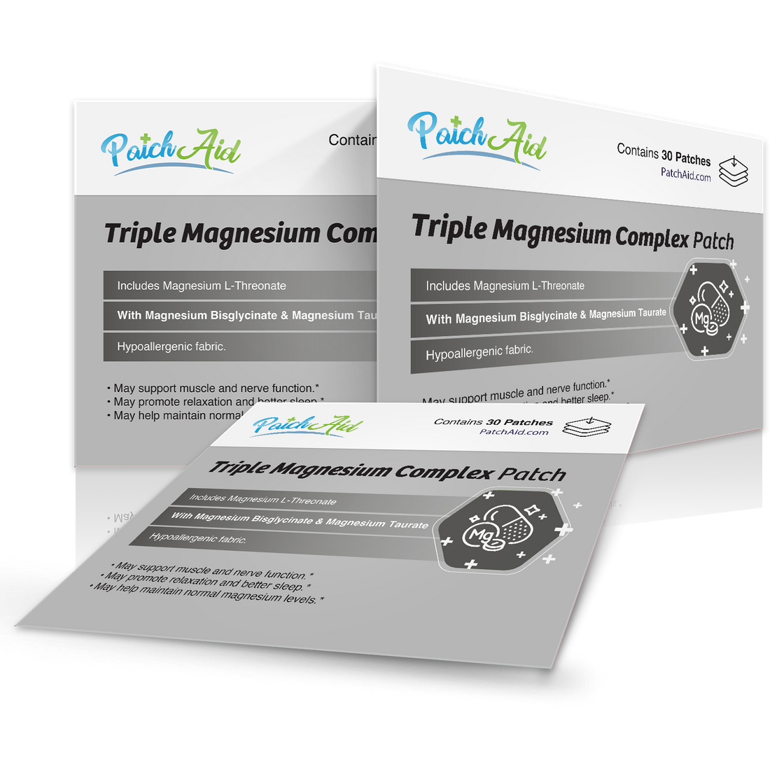 Triple Magnesium Complex Patch - Relaxation & Muscle Support
