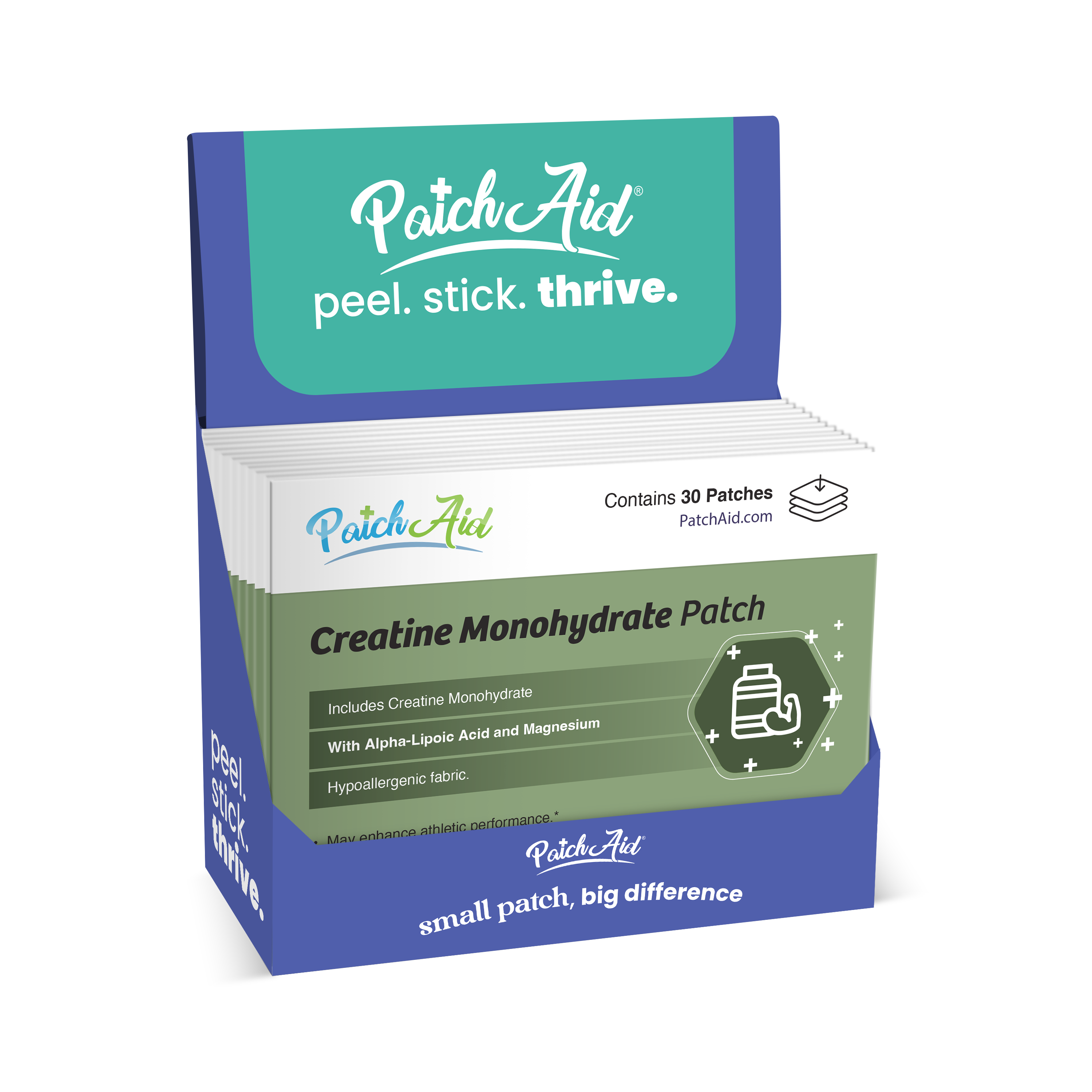 Creatine Monohydrate Patch - Muscle Strength & Recovery