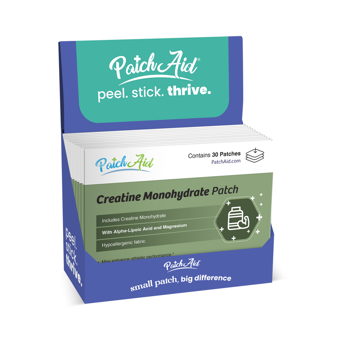 Creatine Monohydrate Patch - Muscle Strength & Recovery