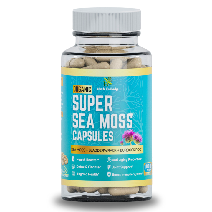 Organic Super Sea Moss Capsules (60 Veg Capsules)