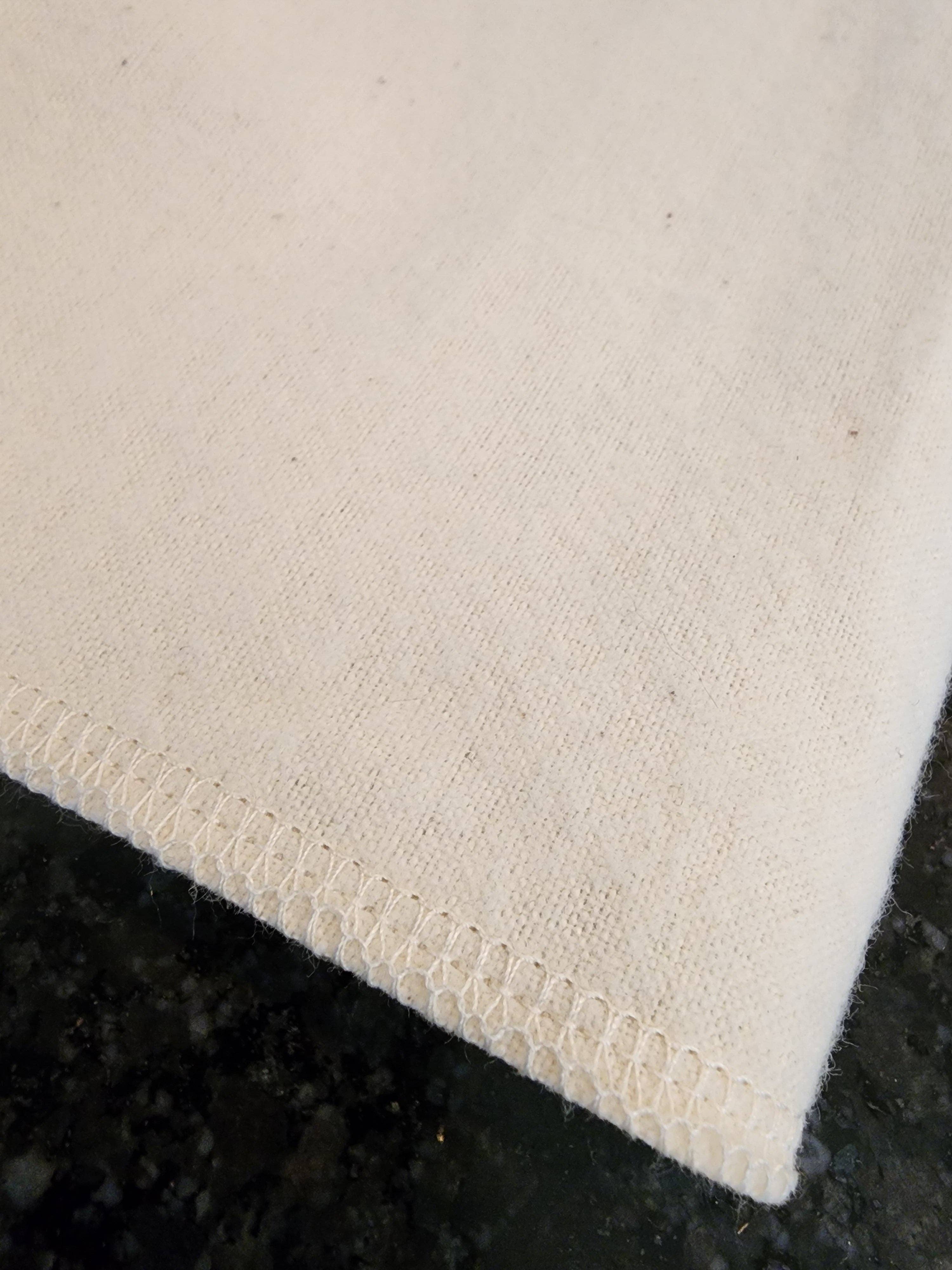 Cotton Flannel (Organic Unbleached) for Castor Oil Pack Compress