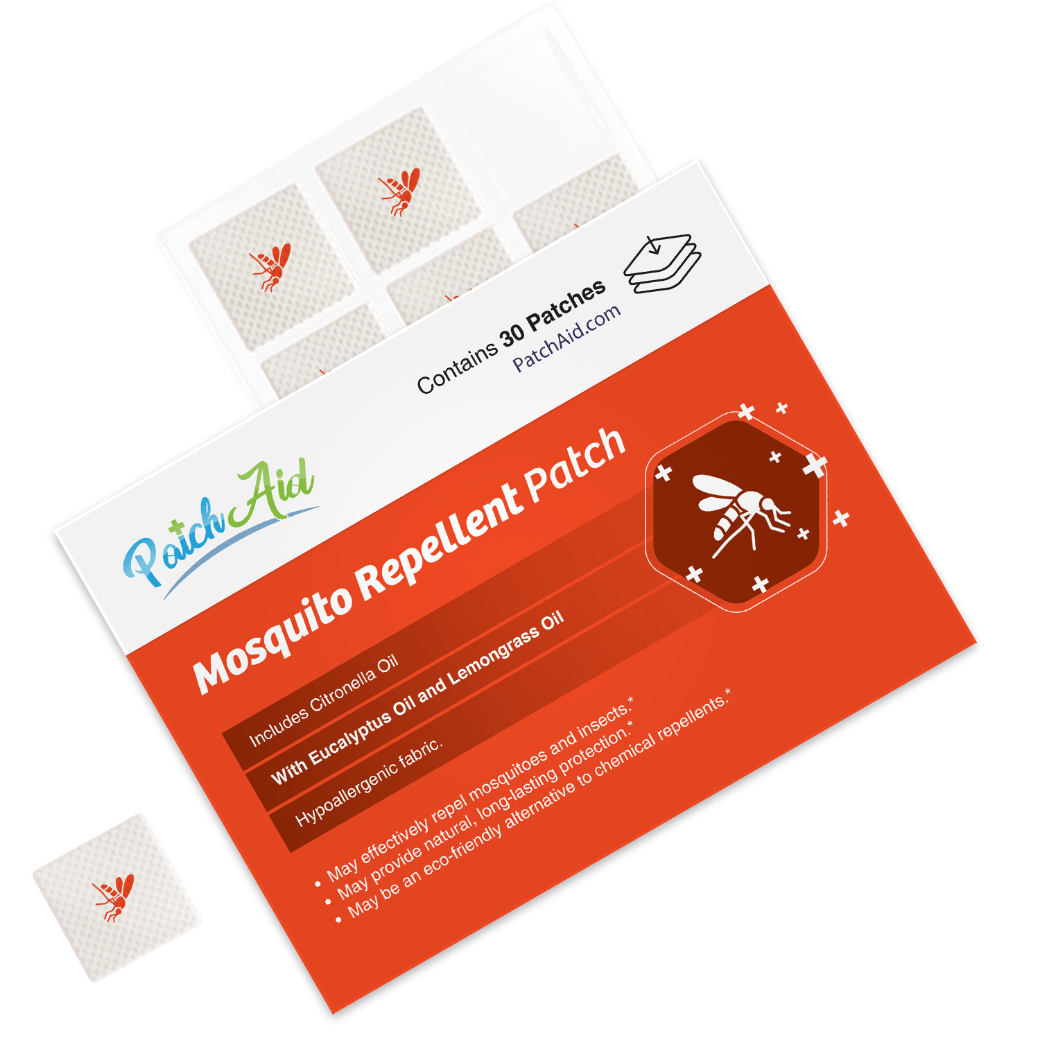 Mosquito Repellent Patch - Natural Essential Oil Protection