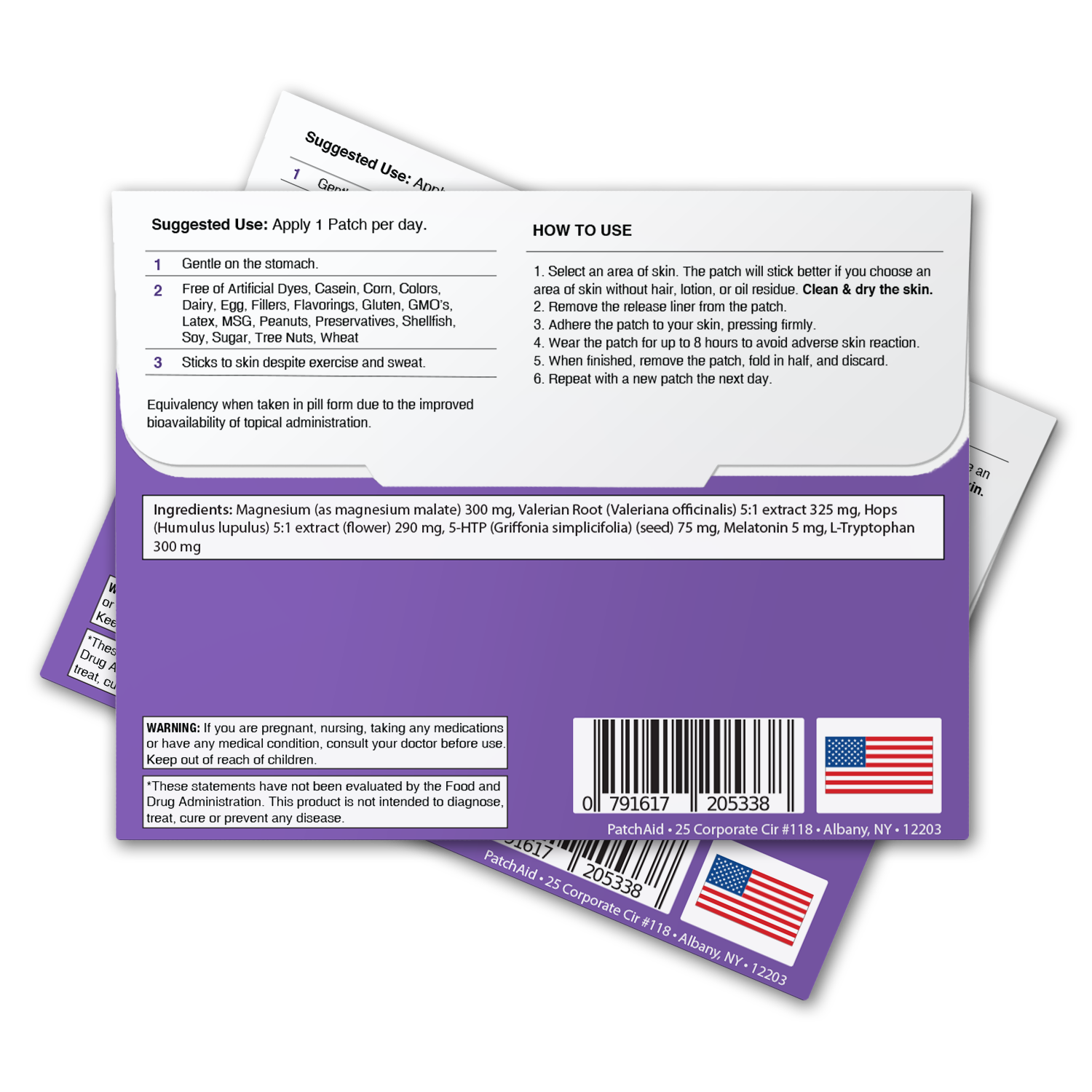 Sleep Aid Topical Vitamin Patch - Natural Sleep Support